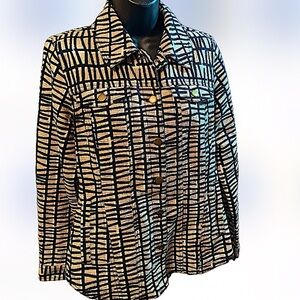 Pendleton Women’s Misses Cotton Button Up Collar Shirt Jacket Size Medium
